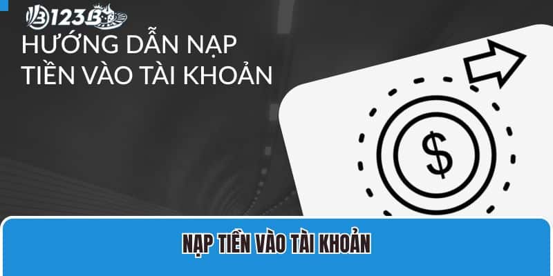 Nạp tiền vào tài khoản