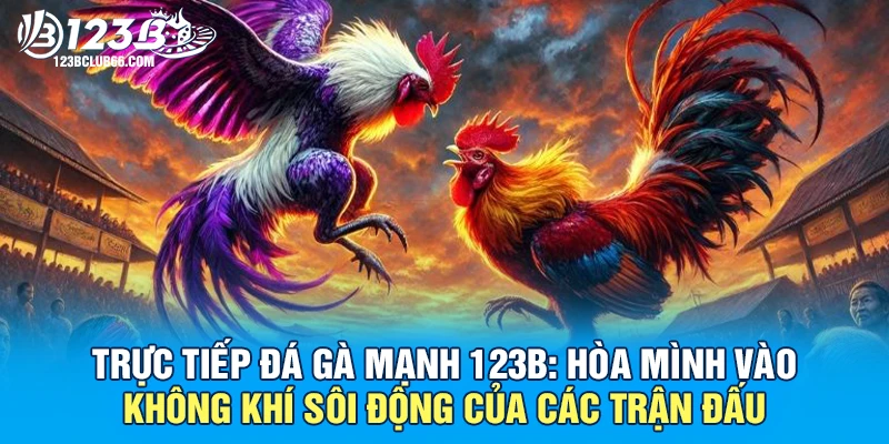 Trực tiếp đá gà mạnh 123B