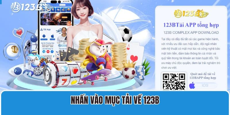 Nhấn vào mục tải về 123B